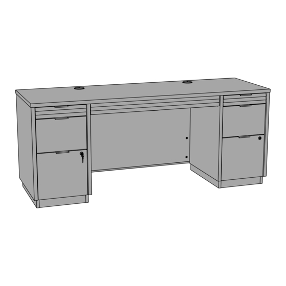 Sauder worksense PALO ALTO 427795 Manual