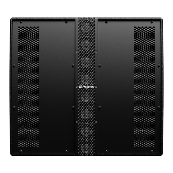 PRESONUS CDL10P Reinforcement Loudspeaker Manuals