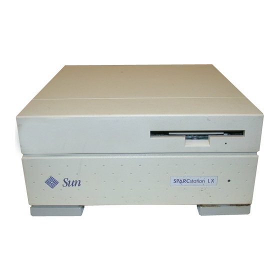 User Manuals: Sun Microsystems SPARCclassic Workstation