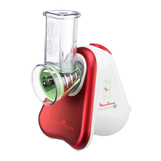 Moulinex Fresh Express DJ755G Instructions Manual