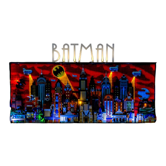LIGHT MY BRICKS LEGO BATMAN: THE ANIMATED GOTHAM CITY LIGHT KIT Installation Manual
