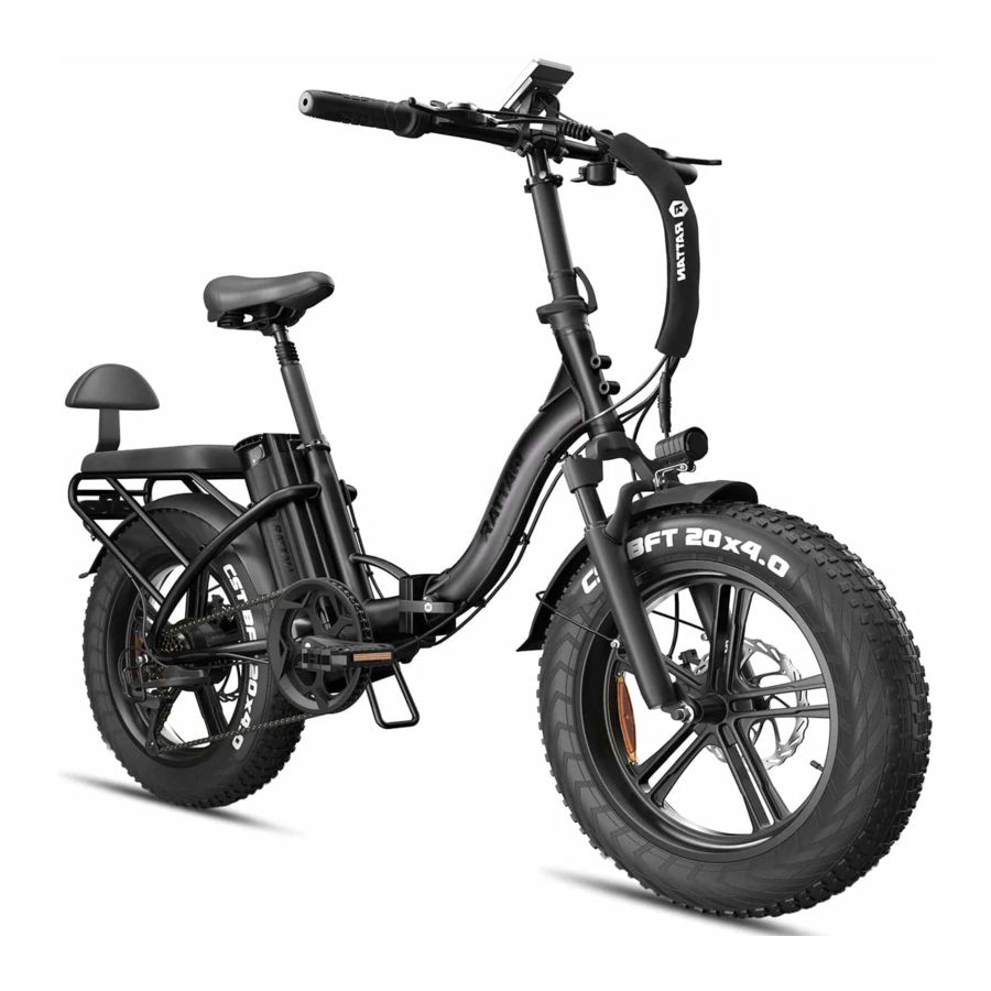 RATTAN LF PRO Series, LM PRO Series - Electric Bike Manual