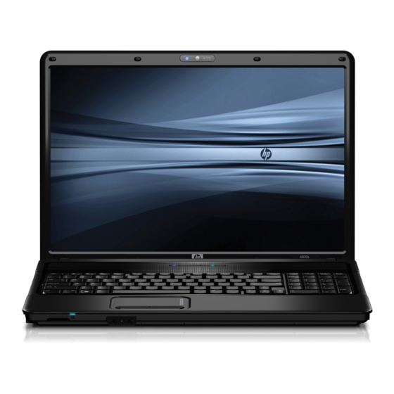 HP Compaq 6830s Quickspecs