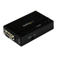 StarTech.com VGA2VID Instruction Manual