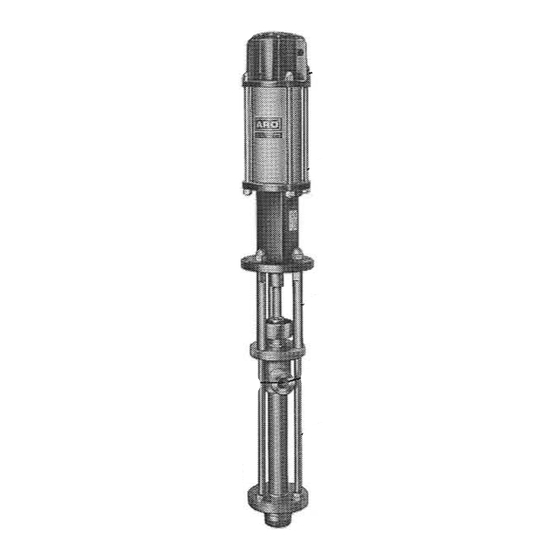 ARO TWO-BALL PUMP 650475-X Operator's Manual