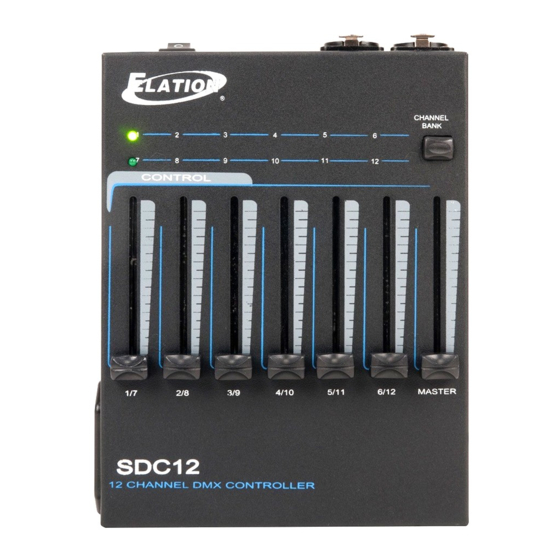 Elation SDC12 User Manual