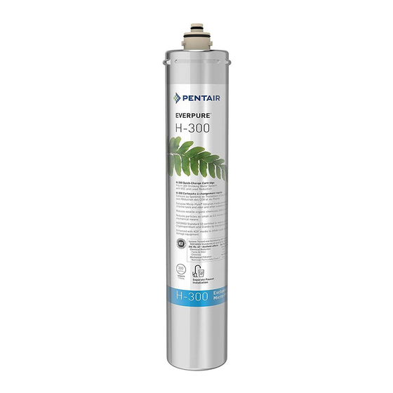 Pentair EVERPURE H Series Manuals