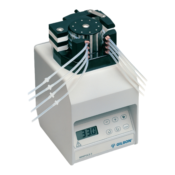 Gilson Minipuls 3 User Manual