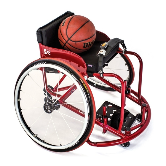 Roma Sport Basketball Wheelchair User Instruction