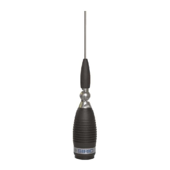 Sirio Antenne Megawatt 3000 Installation Manual