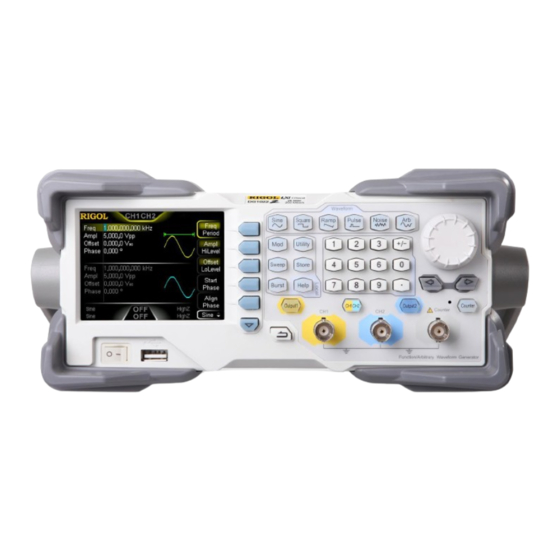 Rigol DG1000Z Series Performance Verification Manual