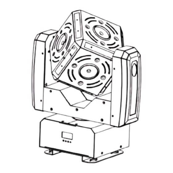 LEDDOO LED Beam Cube 612 RGBW Manual