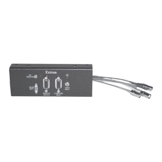 Extron electronics CIA111 User Manual