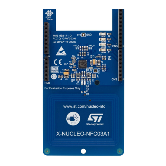 ST X-NUCLEO-NFC03A1 Brief Description