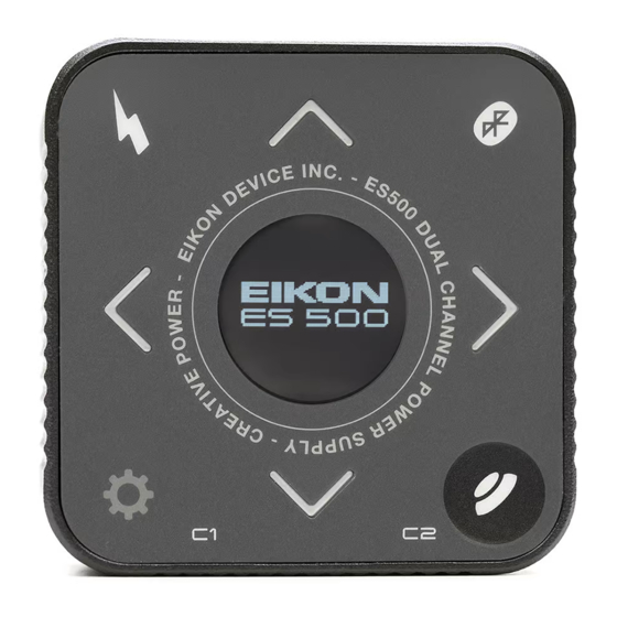 Eikon ES500 Quick Start Manual