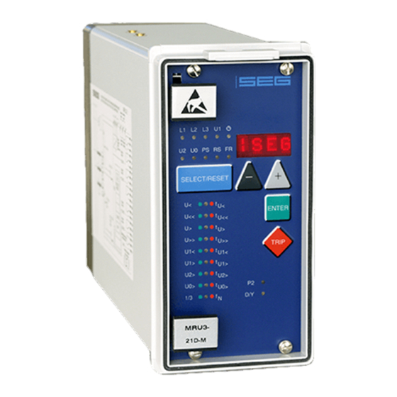 Seg HighTECH MRU3-2 Manual