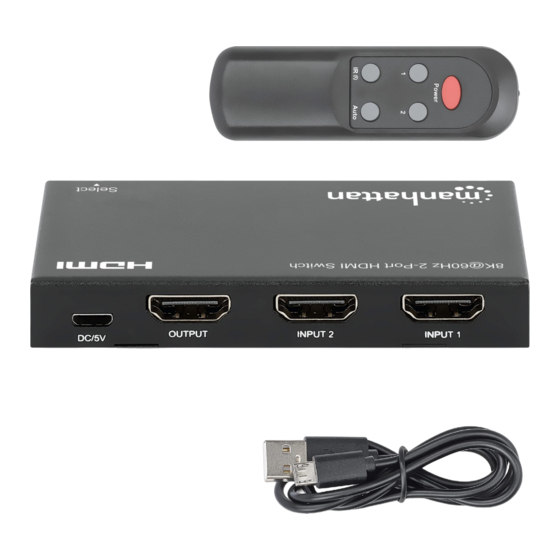 Manhattan IDATA HDMI-218K Instructions