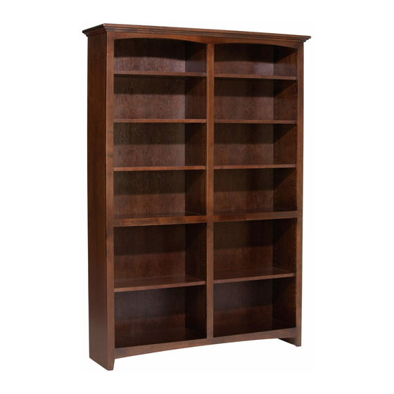 Whittier Wood Furniture 1554AEGAC Assembly Instructions
