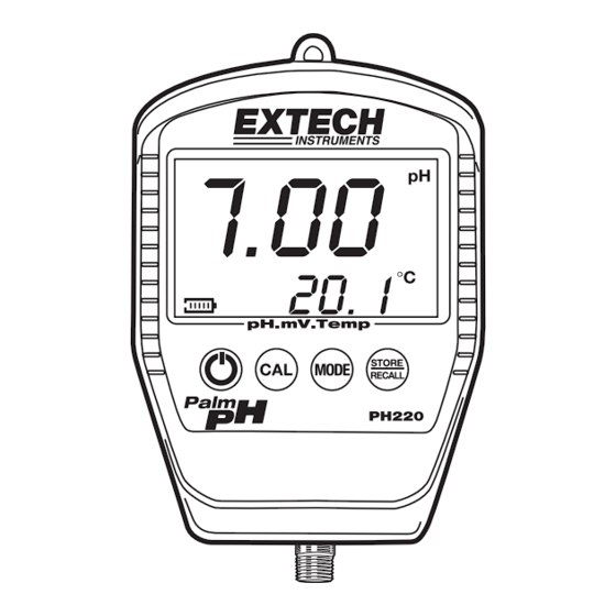 Extech Instruments PH220-C User Manual