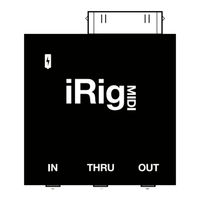 iRig MIDI Quick Start Manual