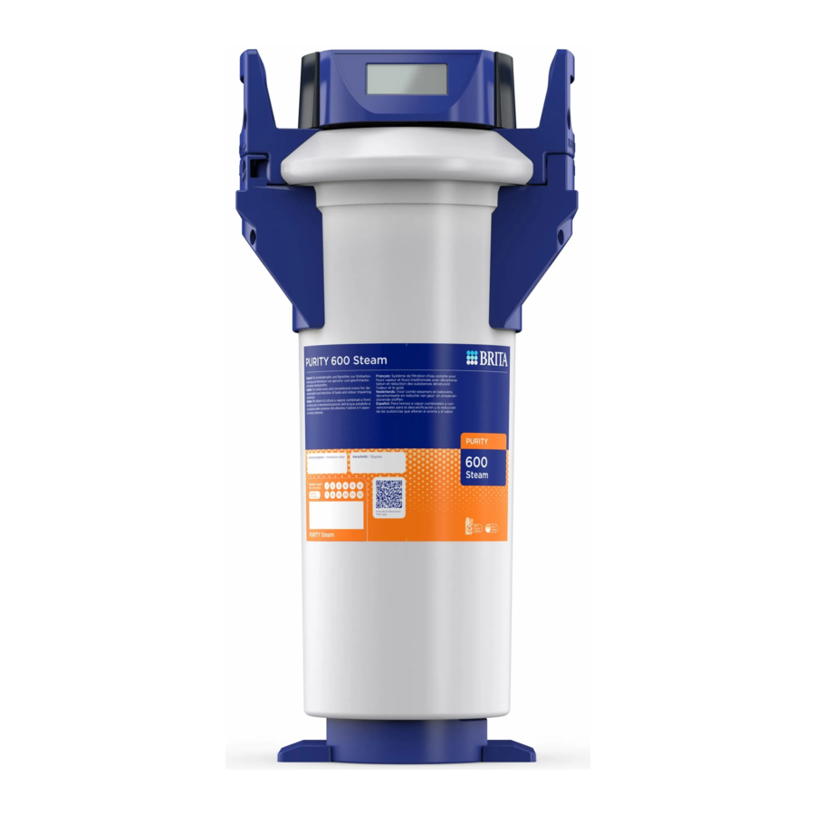 Brita PURITY 450/600/1200 Steam - Water Filter System Manual