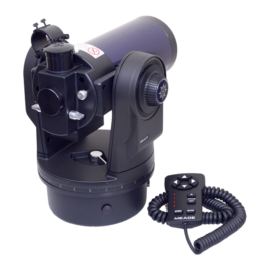 Meade ETX-125EC Instruction Manual