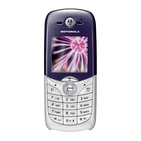 Motorola C650 User Manual
