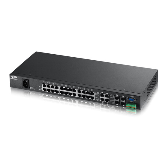 ZyXEL Communications MES3500 series User Manual