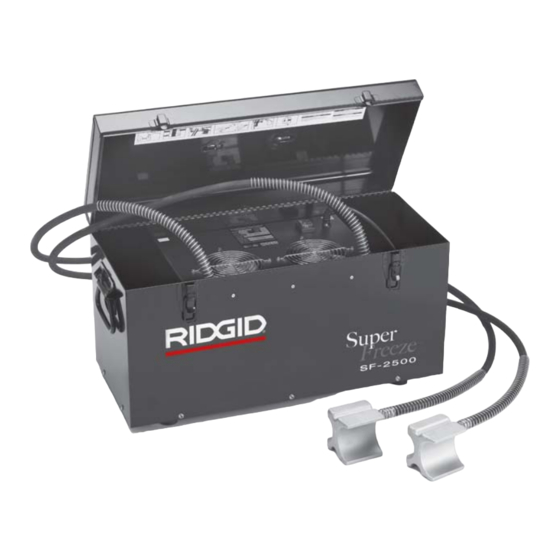 RIDGID SuperFreeze SF-2300 Operator's Manual