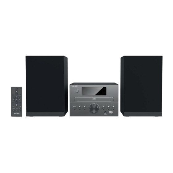 THOMSON MIC120BT Operating Instructions Manual