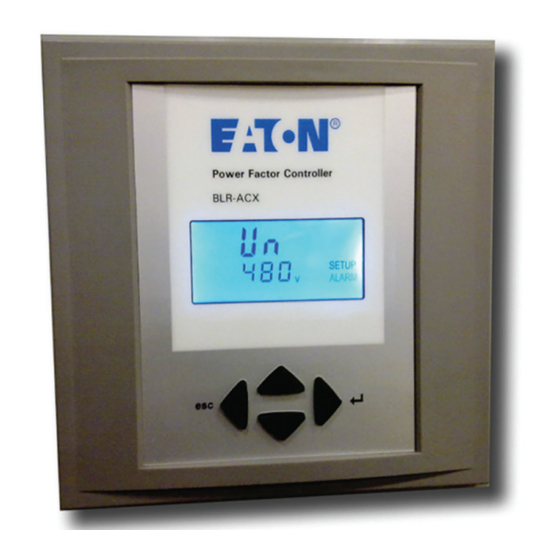 Eaton BLR-ACX Quick Commissioning Manual