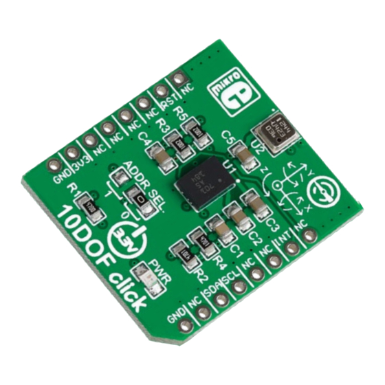 mikroElektronika 10DOF click Manual