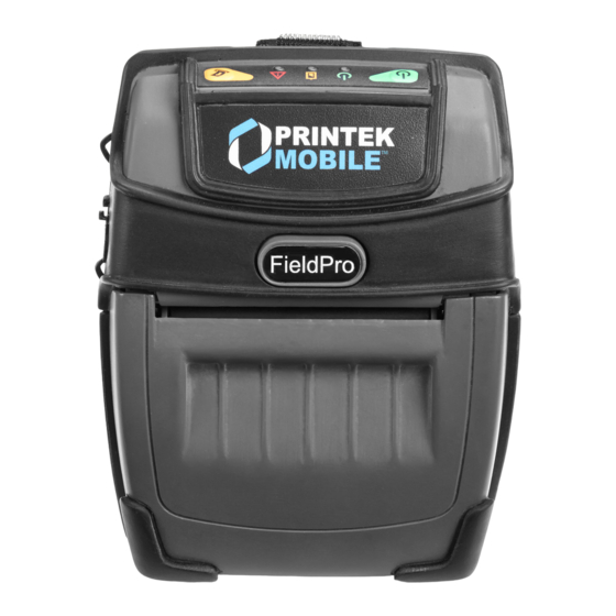 Printekmobile FieldPro 530si Quick Start Manual
