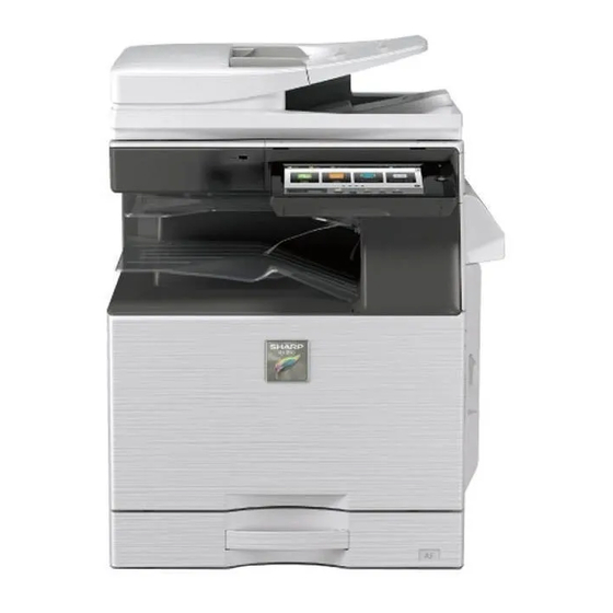 Sharp MX-C304WH Quick Start Manual