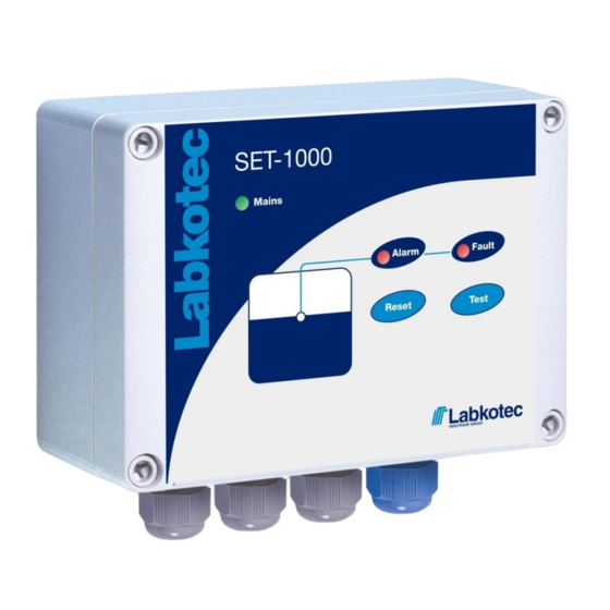 Labkotec SET-1000 12 VDC Manuals