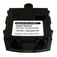 Spracht AURA SOHO CP-2016-003 Installation Manual
