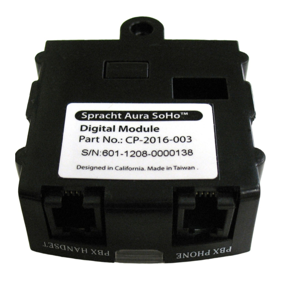 Spracht AURA SOHO CP-2016-003 Manuals