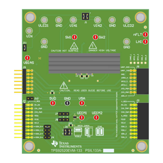 Texas Instruments TPS92520EVM-133 Manuals