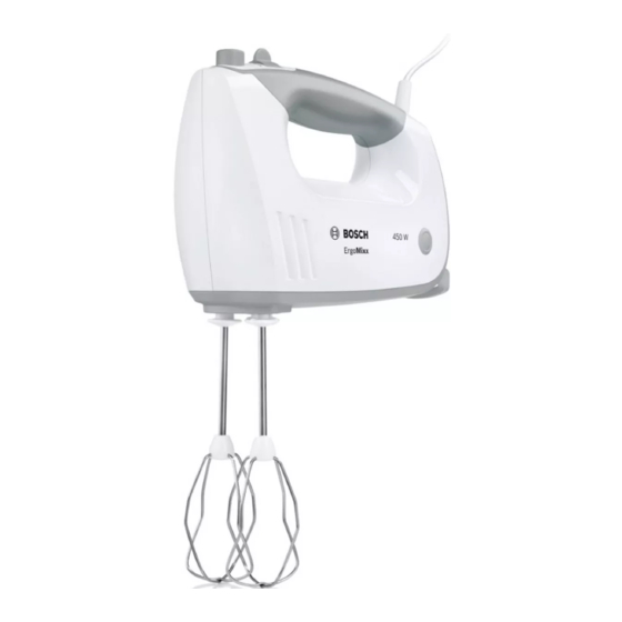 Bosch MFQ3650X Instruction Manual