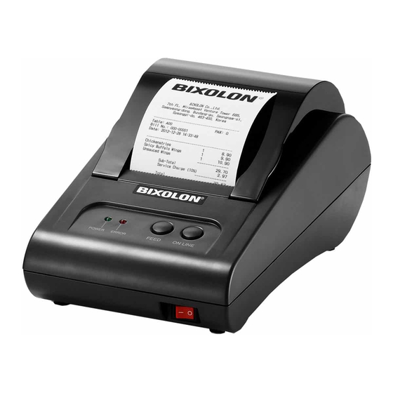 BIXOLON STP-103III Installation Manual