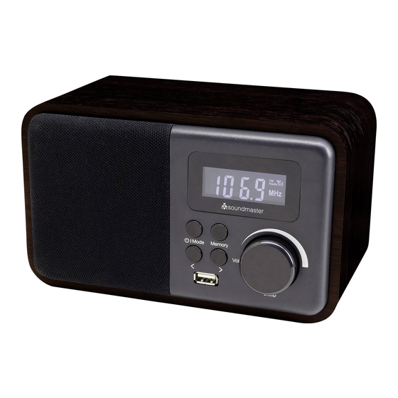 SOUNDMASTER TR250 Manual