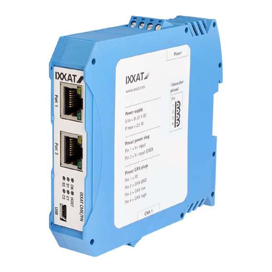IXXAT CME/PN Hardware Manual