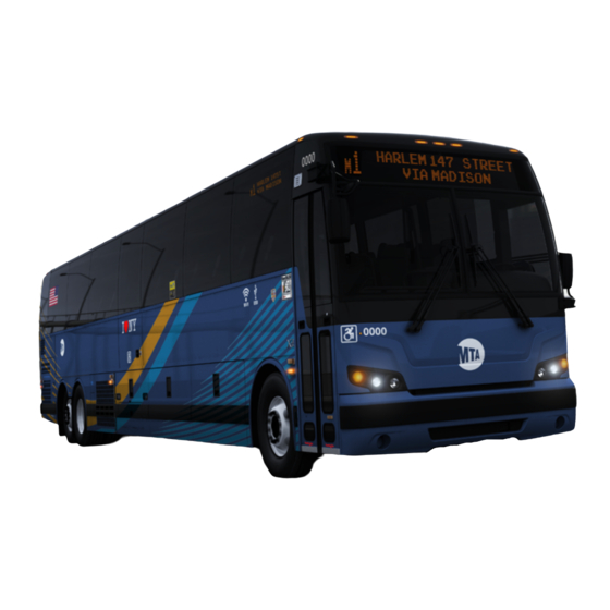 PREVOST X3-45 Commuter 2020 Operating Manual