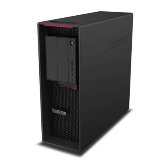 Lenovo ThinkStation P620 Setup Manual