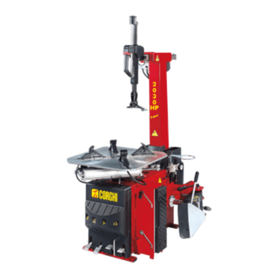 Corghi 2030 HP Operator's Manual