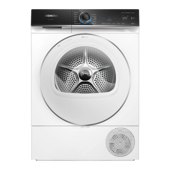 Siemens WQ45B2B9IL User Manual And Installation Instructions