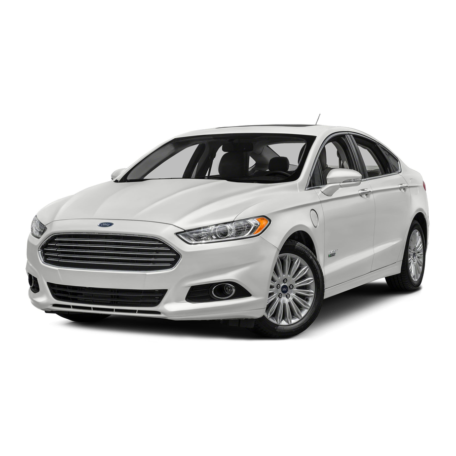Ford FUSION HYBRID 2014 Owner's Manual