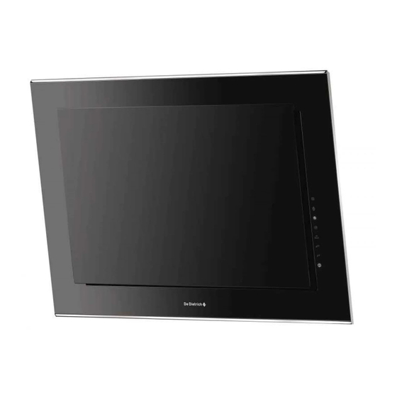 DeDietrich CRESCENDO Manual To Installation