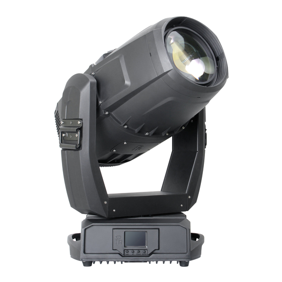 PR Lighting AQUA MARINE 580 BEAM Manual
