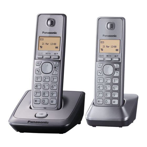 Panasonic KX-TG2712C Operating Instructions Manual